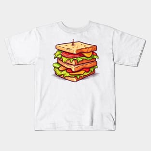 Simple Club Sandwich Kids T-Shirt